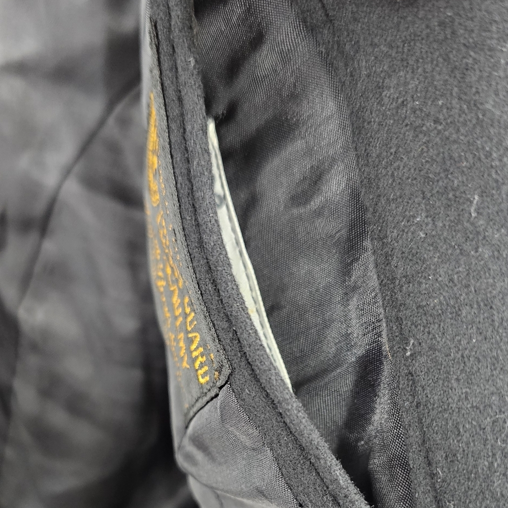 United States Coast Guard Academy Jacket Black Gold Size Large - Picture 15 of 16